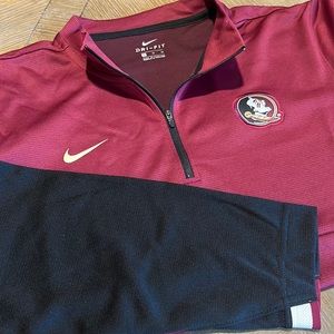 Nike Dri-Fit 1/4 Zip Pullover XL - Florida State